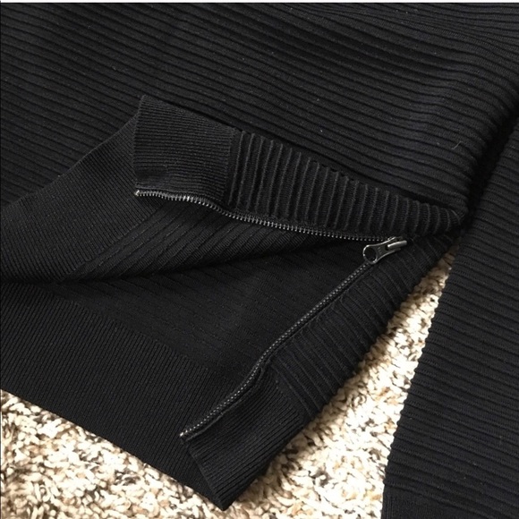 Black Ribbed Sweater - Picture 3 of 3